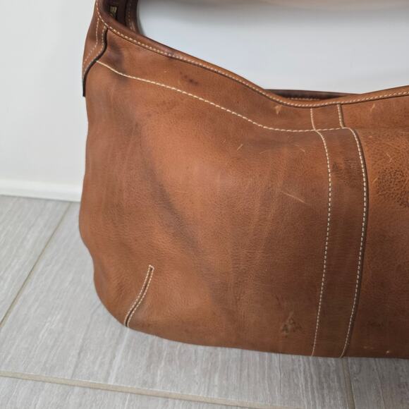 VTG Coach Vintage Legacy Ergo Bag Vachetta Leather RARE 11010 - Picture 7 of 9